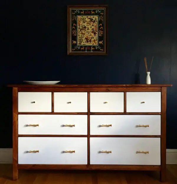 Mid-Century Hemnes Dresser Hack