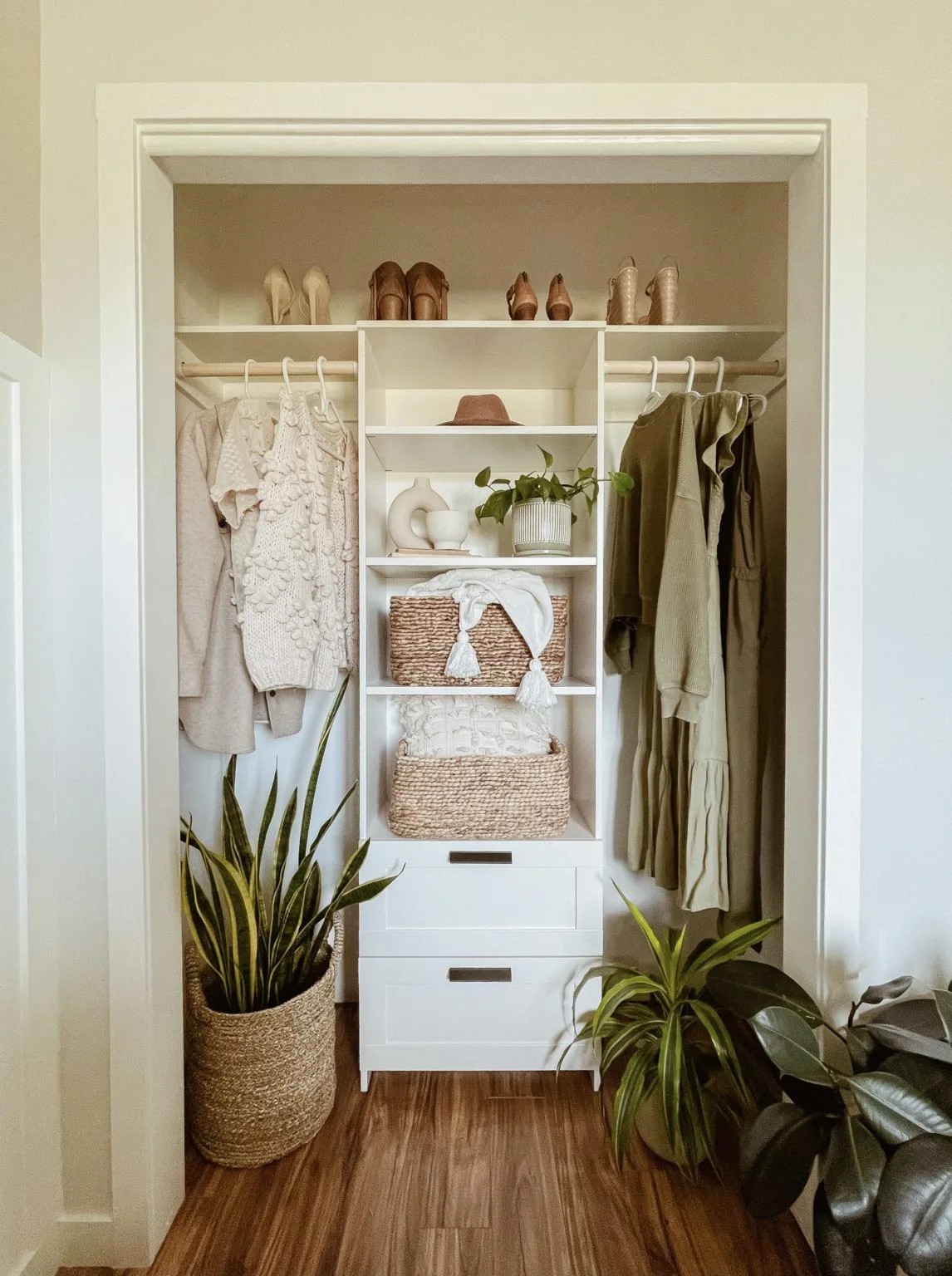 A Weekend IKEA Closet Makeover on a Budget