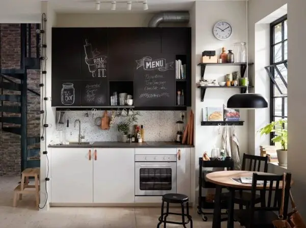 Creative and Relaxed Small Ikea Kitchen