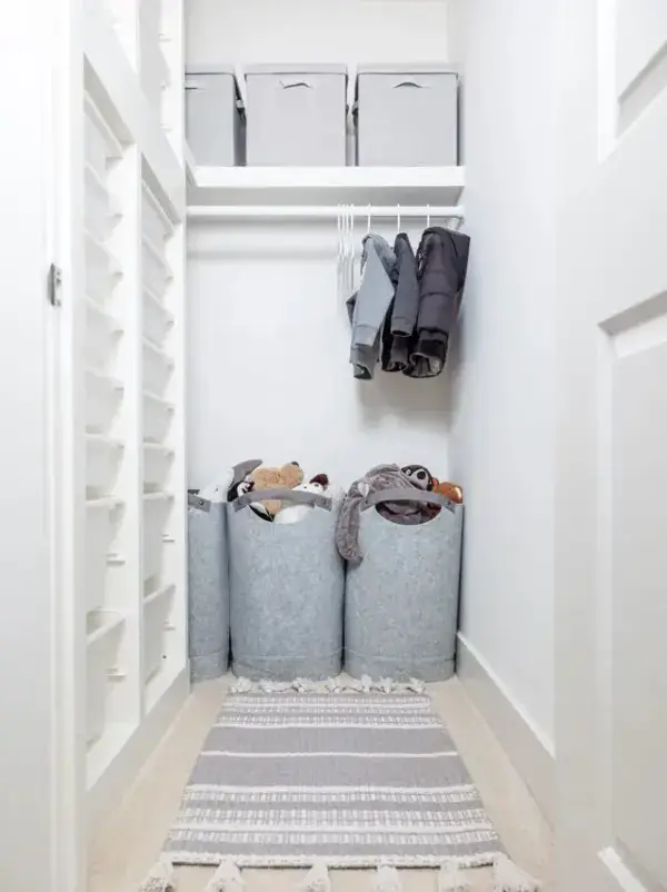 Organised Closet Storage with Trofast