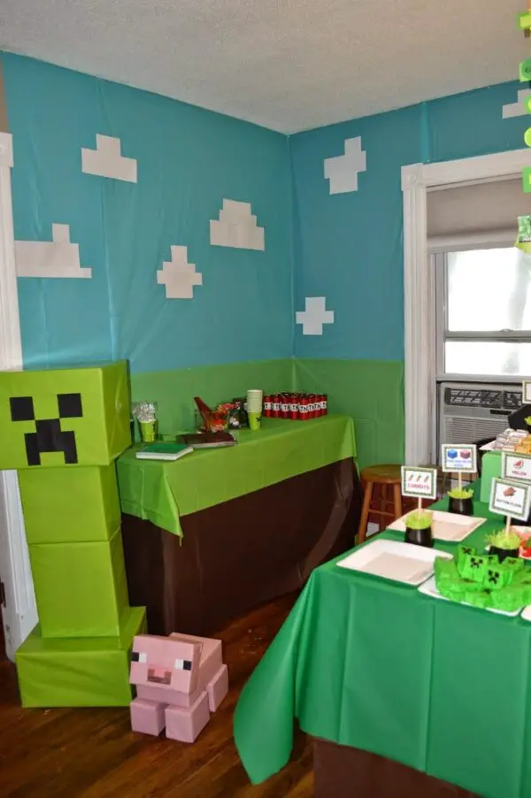 Minecraft Scene Wall Covering