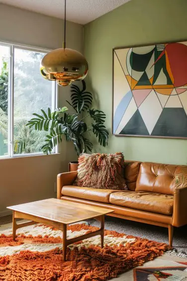 Mid-Century Charm with a Tan Touch