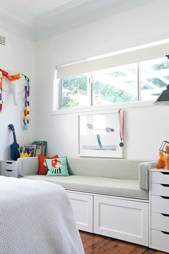 Nursery Window Bench Seat Hack