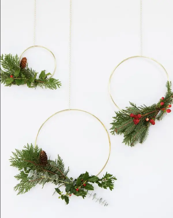 Minimalist Circle Wreaths