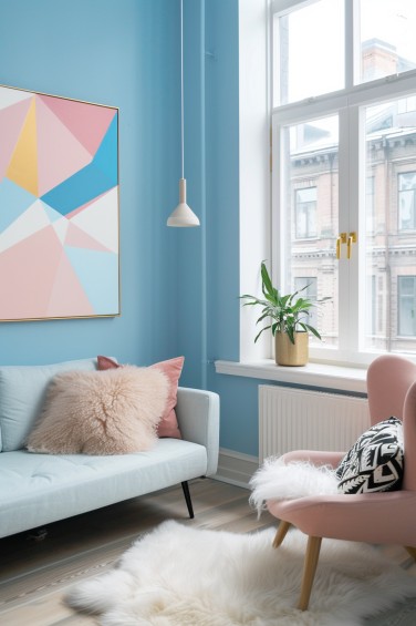 Serene with Colorful Scandi Touches