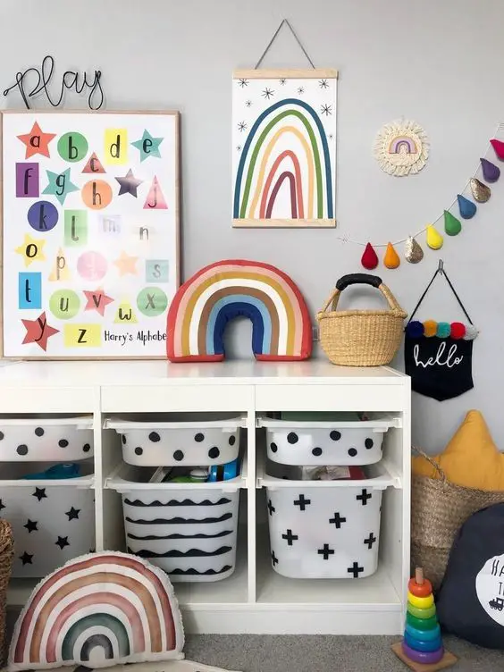 Trofast Nursery Storage Hack