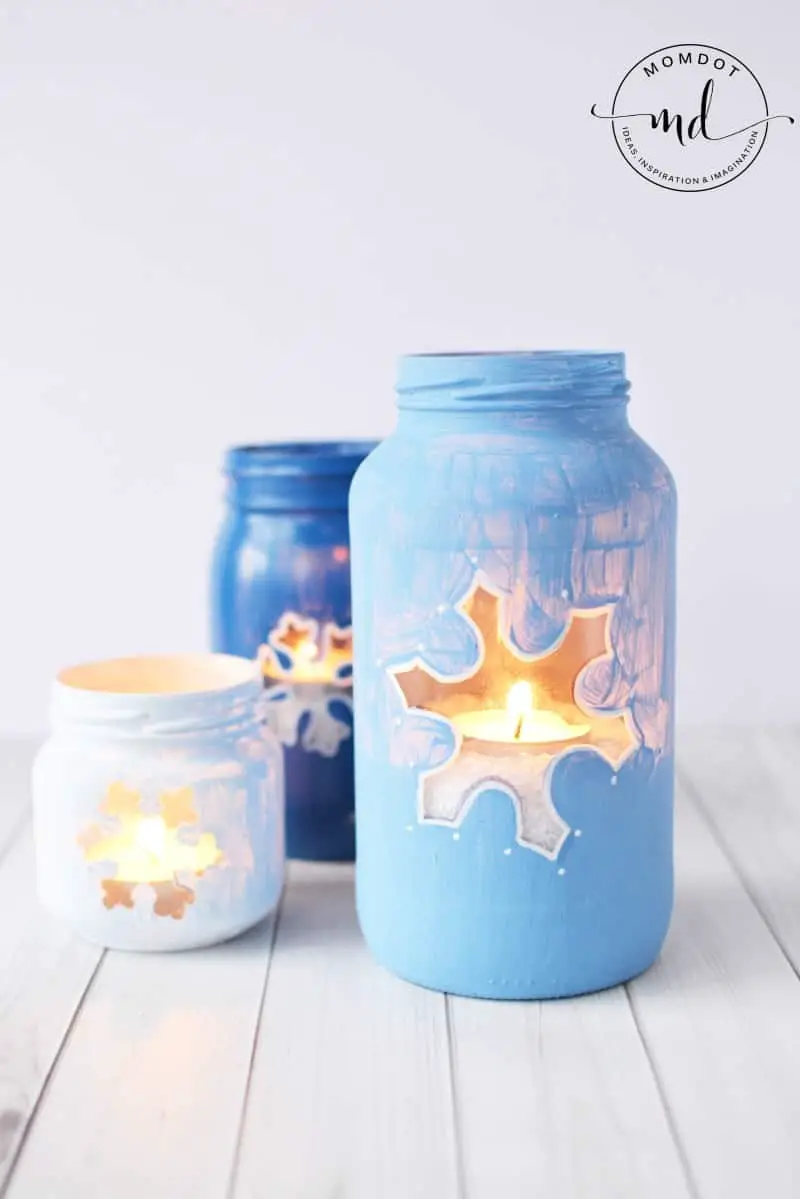 Snowflake Mason Jar Magic