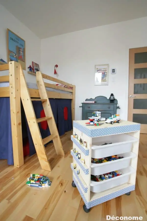 Ikea TROFAST Kids Mobile Lego Station Hack