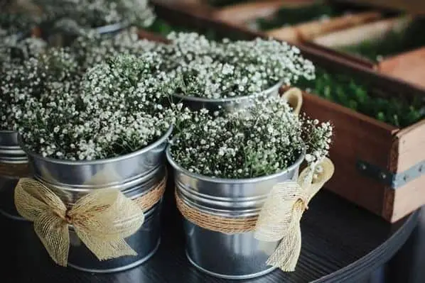 Mini Bucket Flower Pots