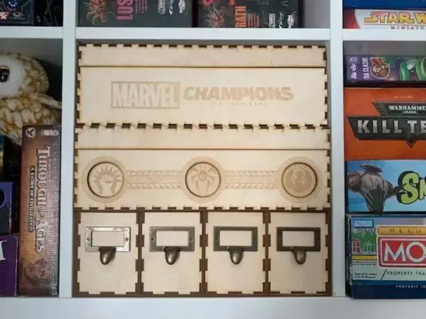 Wooden Card and Gaming Storage Boxes