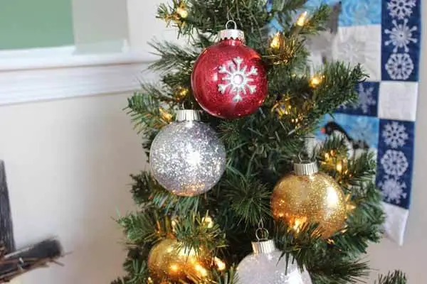 Sparkling Glitter Ornaments