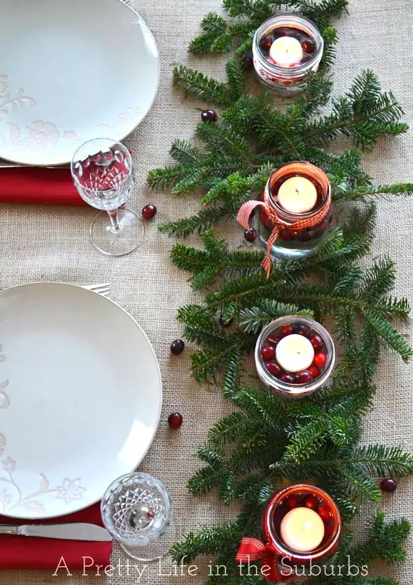 Simple & Elegant Christmas Centrepieces