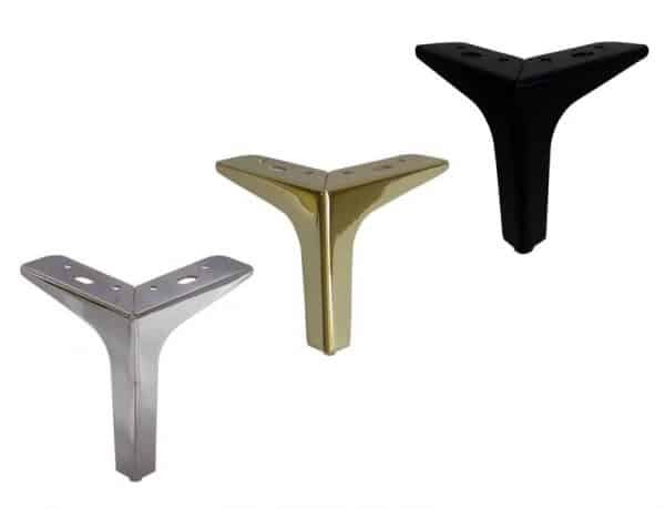 Curved Metal Corner Legs for Ikea Furniture