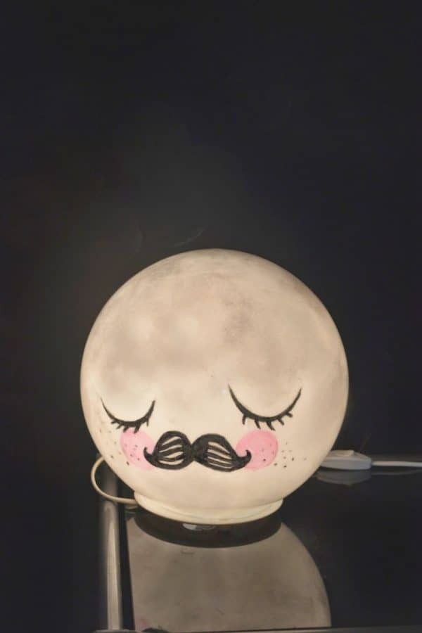 Ikea FADO Kids ‘Mr Moon’ Lamp Hack