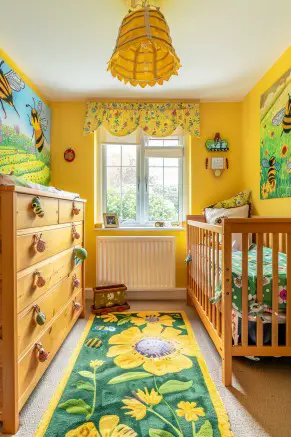 Garden Whimsy: Bee-Themed Nursery