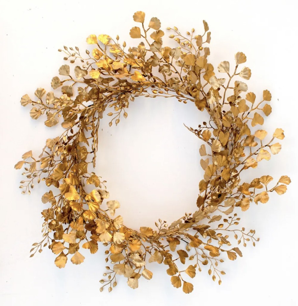 Gilded Elegance: Wreath & Garland