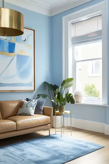 Light Blue Calm with Warm Accents