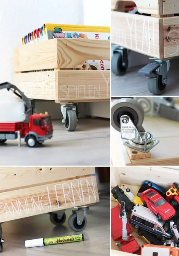 Ikea KNAGGLIG Kids Toy Storage Box Hack
