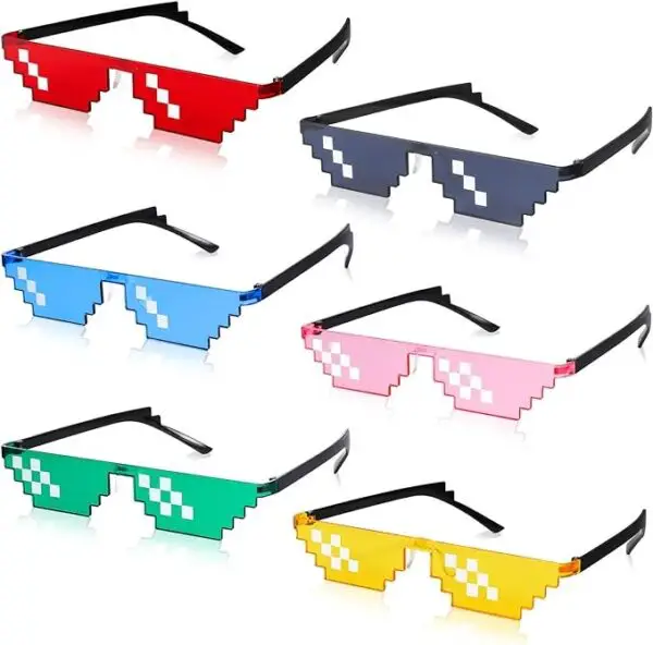 Minecraft Pixellated Sunglasses