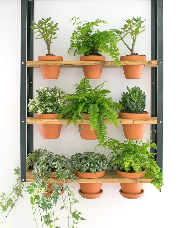 Industrial Wall Planter: The HYLLIS IKEA Hack