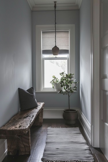 Cozy Gray Hallway Retreat