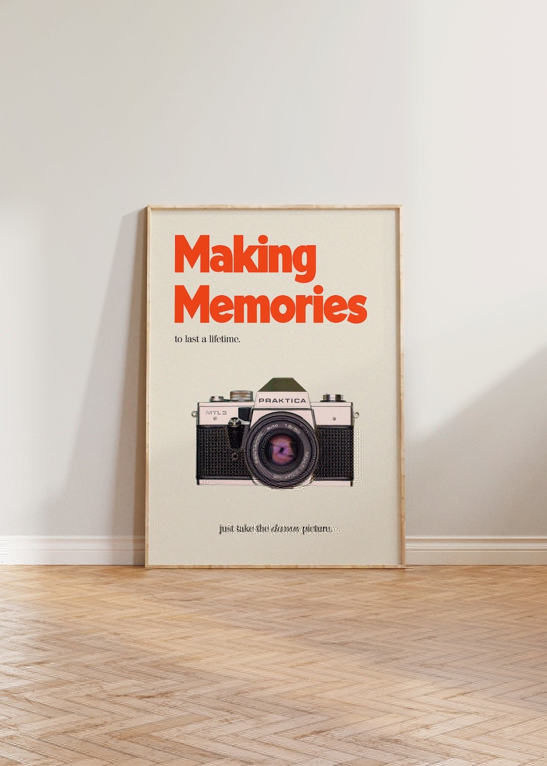 Nostalgic Camera-Inspired Wall Art