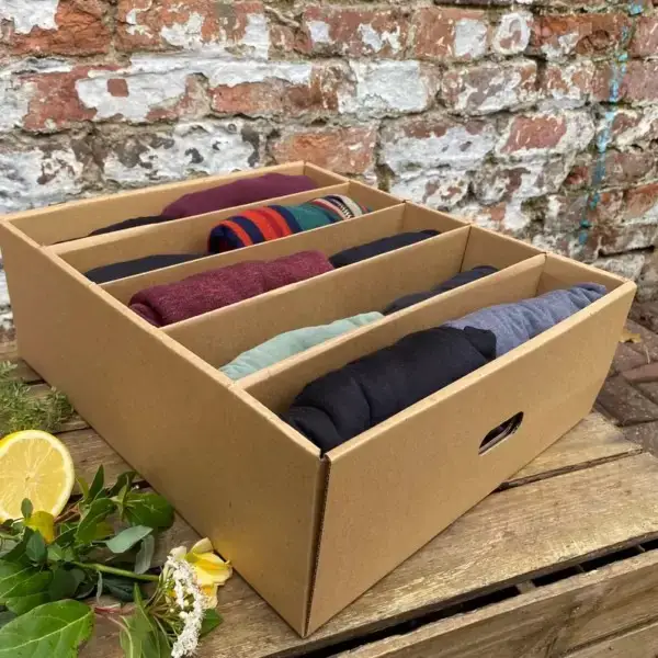 Cardboard Kallax Clothes Drawers