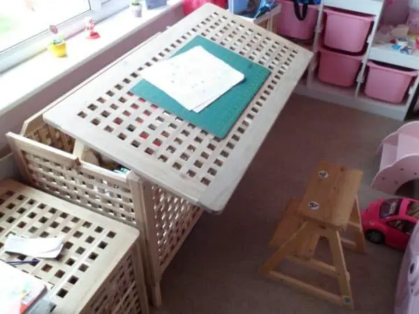 Ikea HOL Kids Angled Desk Hack