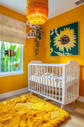 Sunflower Haven: Lively Bee Nursery