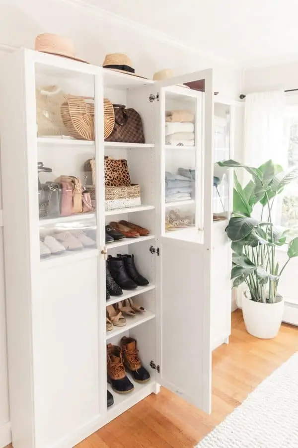 Ikea Billy Entranceway Storage Hack