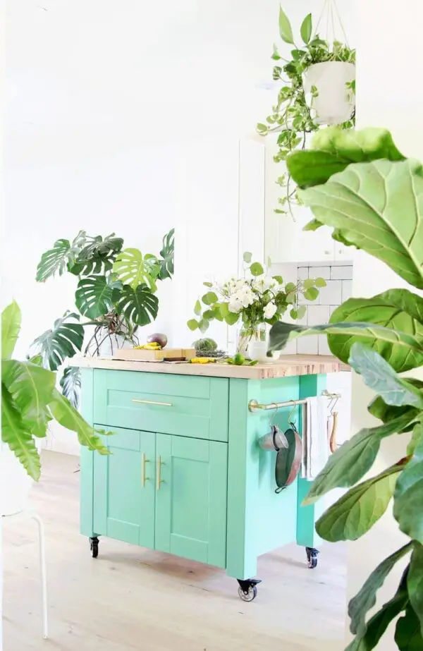 Butchers Block Kitchen Island hack