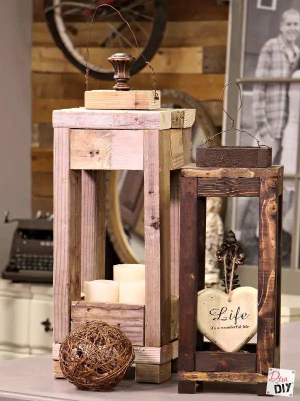 Illuminate Your Space: DIY Scrap Wood Lanterns