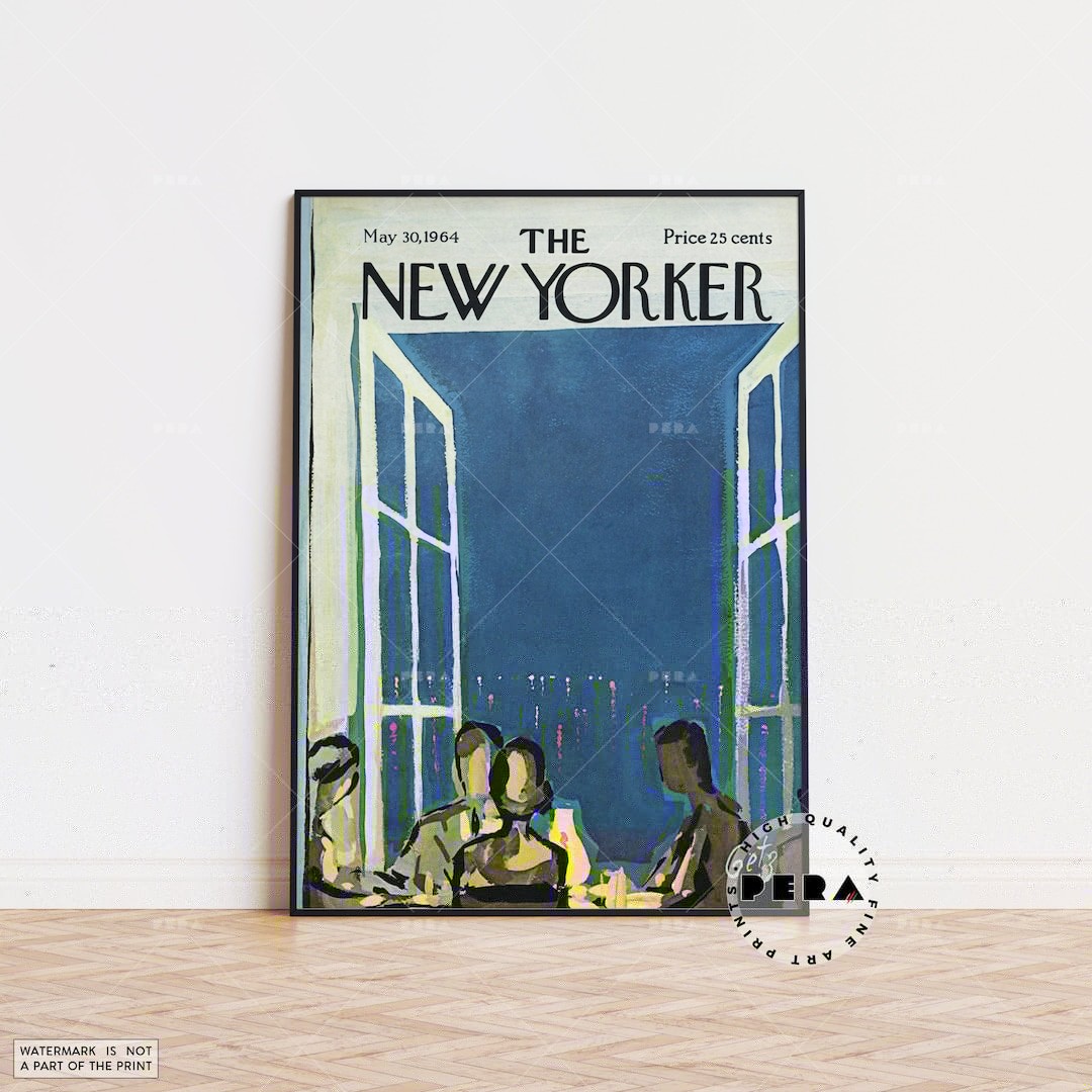 Vintage New Yorker Cover Charm