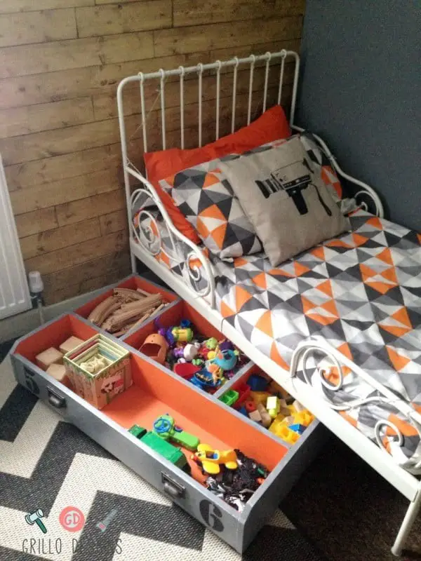 Ikea PAX Kids Under Bed Storage Drawer Hack