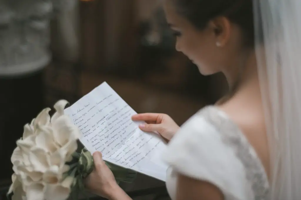 Bride’s Vows