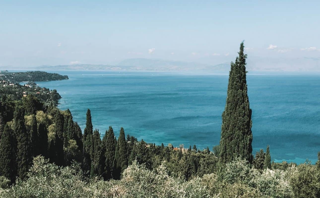 Corfu, one of the best Greek Islands for couples and food