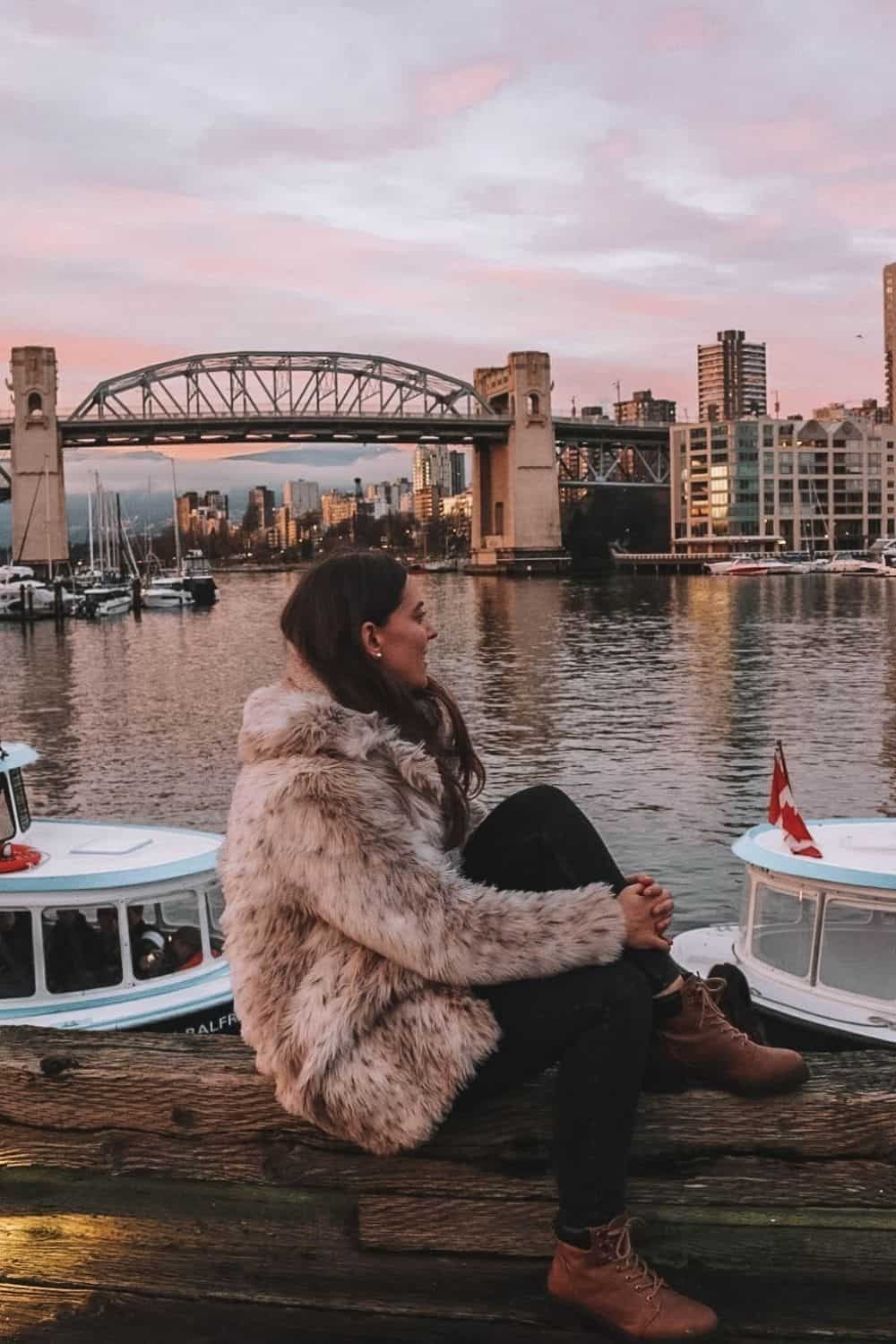 Granville Island, one of the coolest Vancouver sunset spots