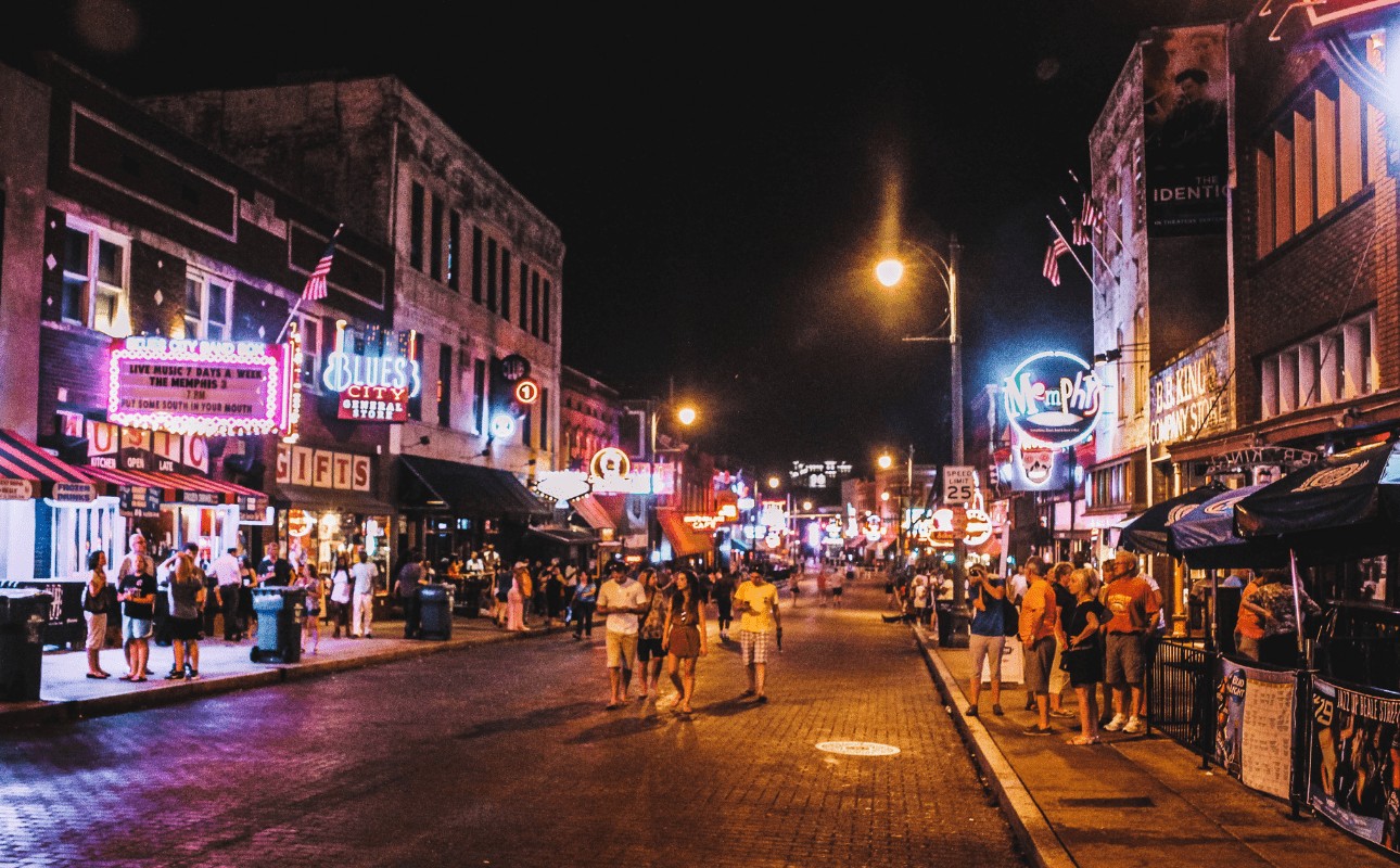 Memphis, the birthplace of Rock and Roll music in USA