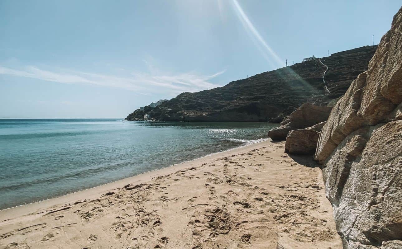 Kolitsani Beach, one of the dreamiest beaches in Ios