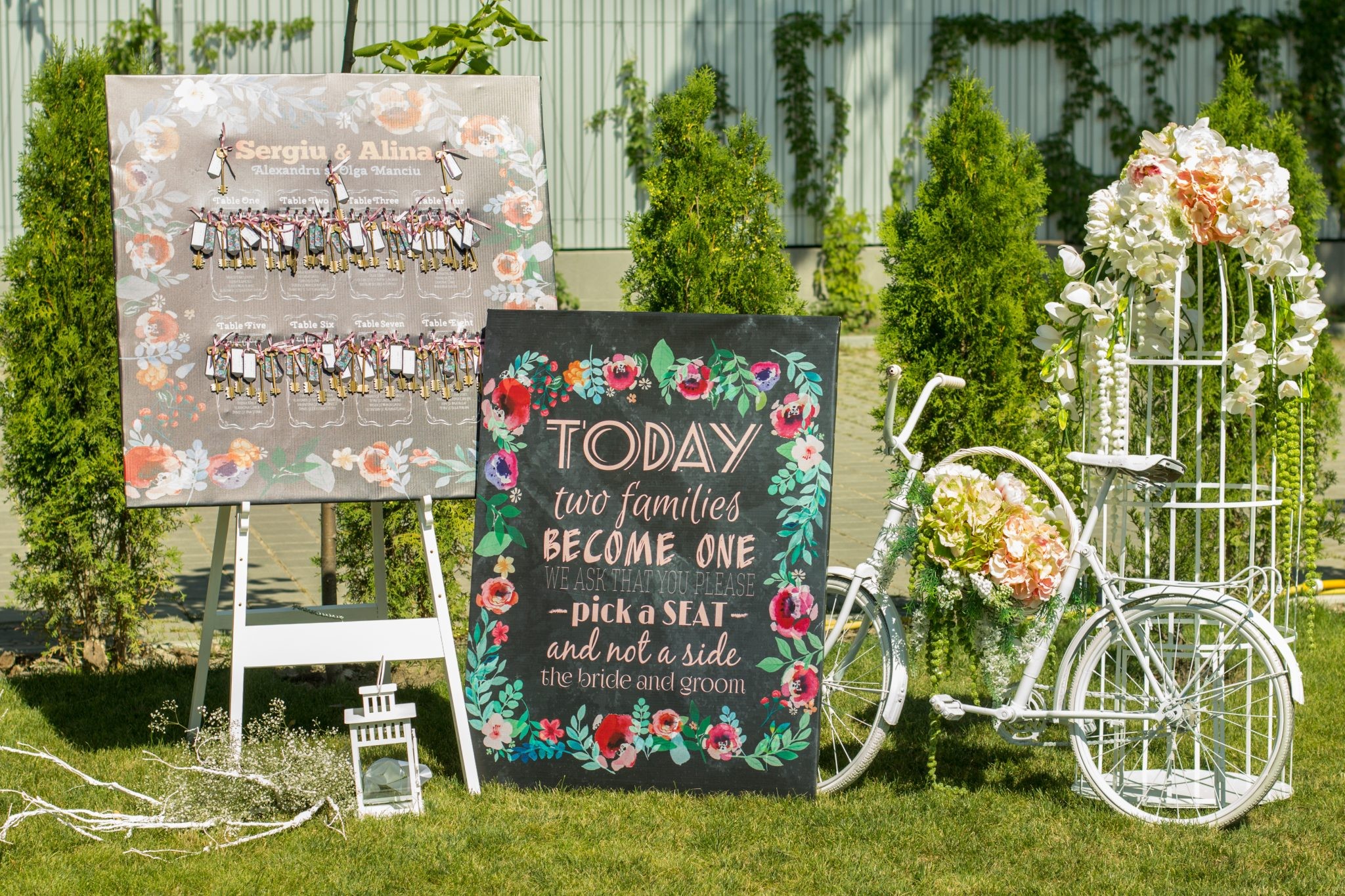 Reception Decor Details