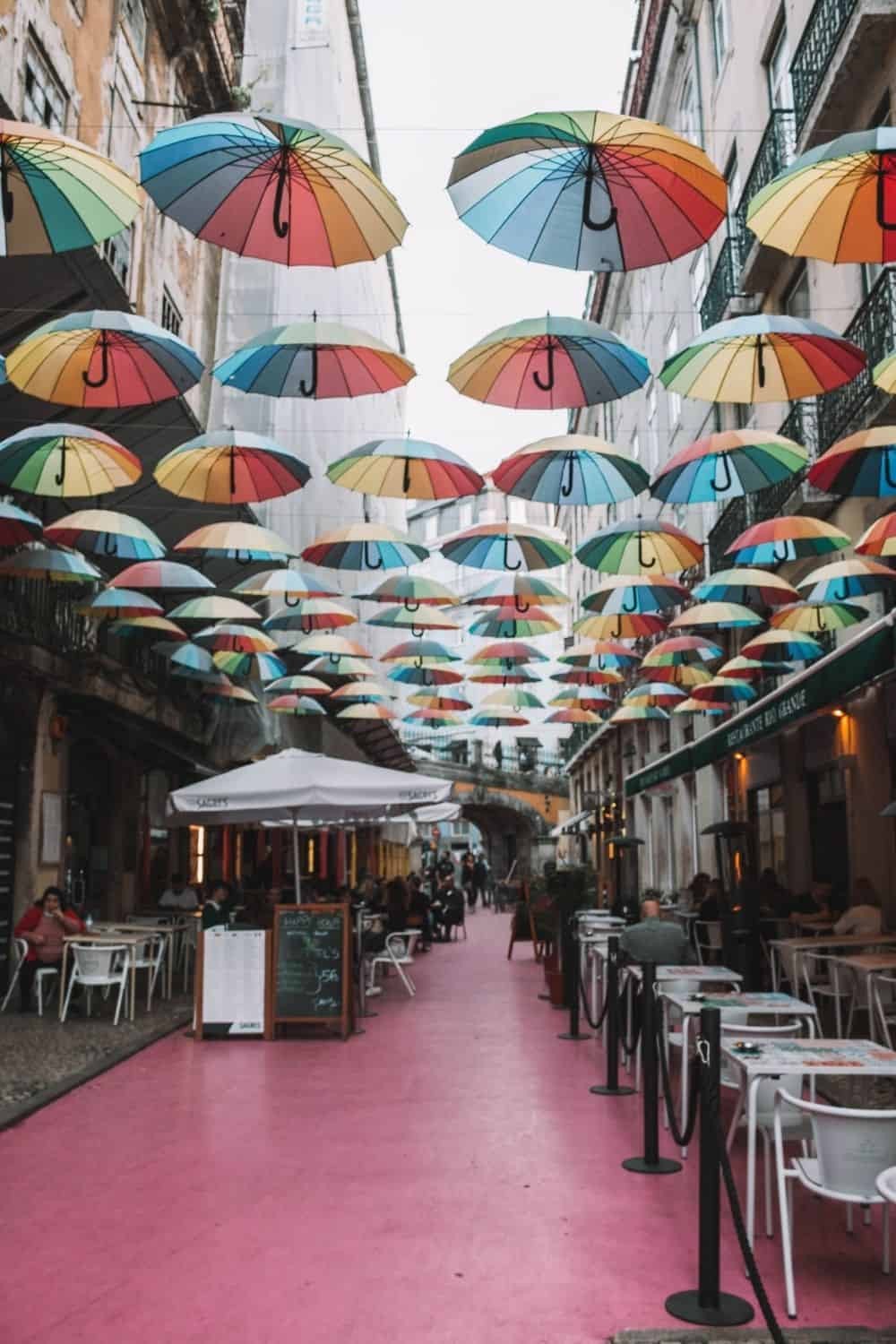 Pink Street, one of the most famous (overrated?) landmarks in Lisbon