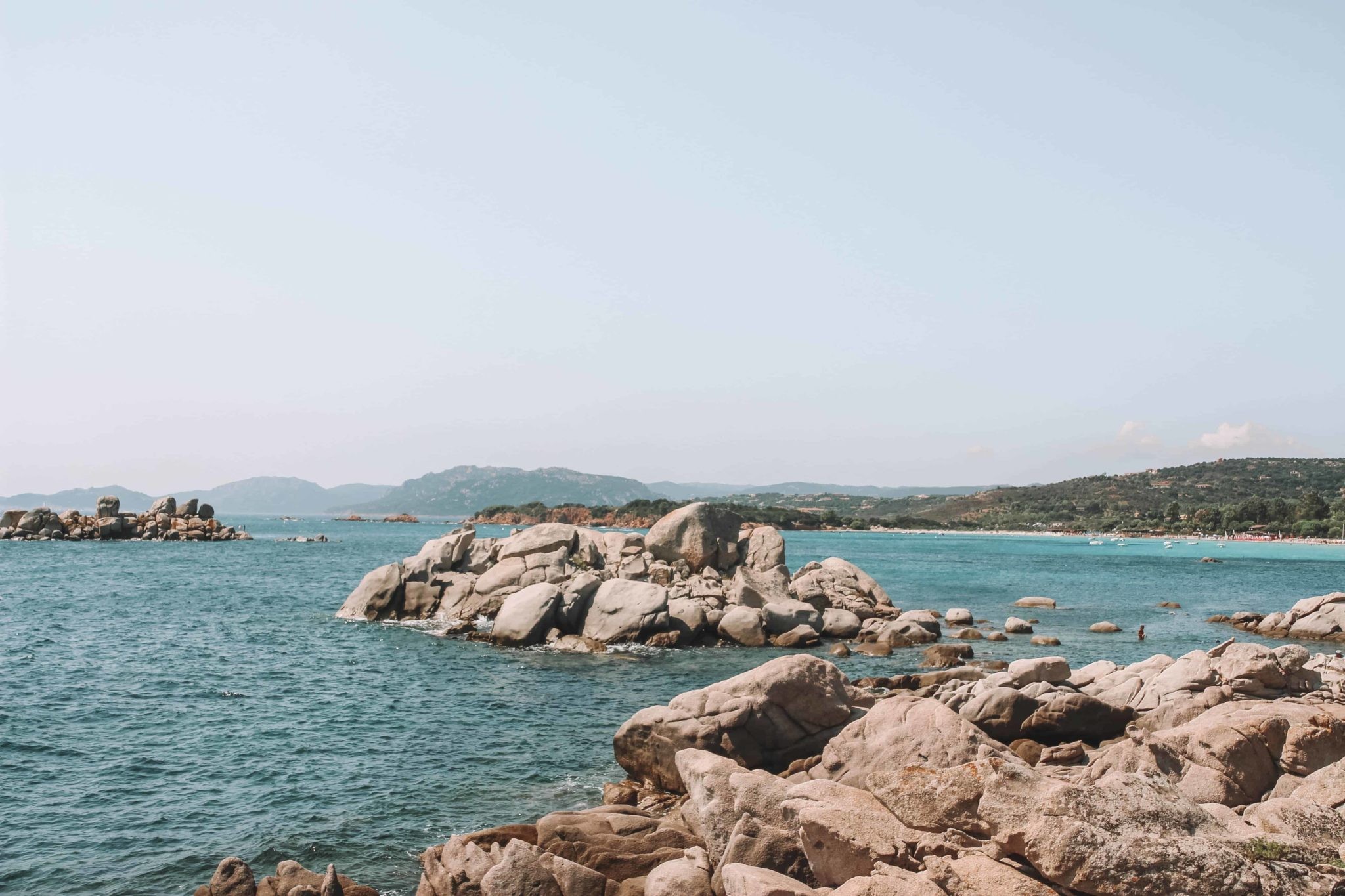 Cala Achiarina beach on the Lavezzi islands