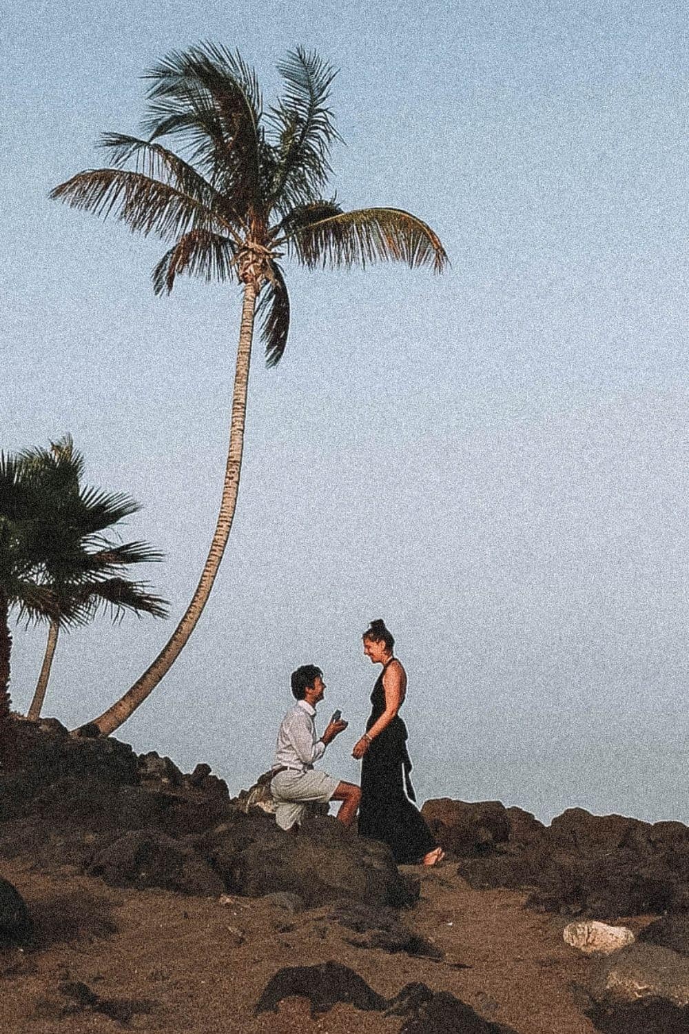 Beach proposal ideas at night