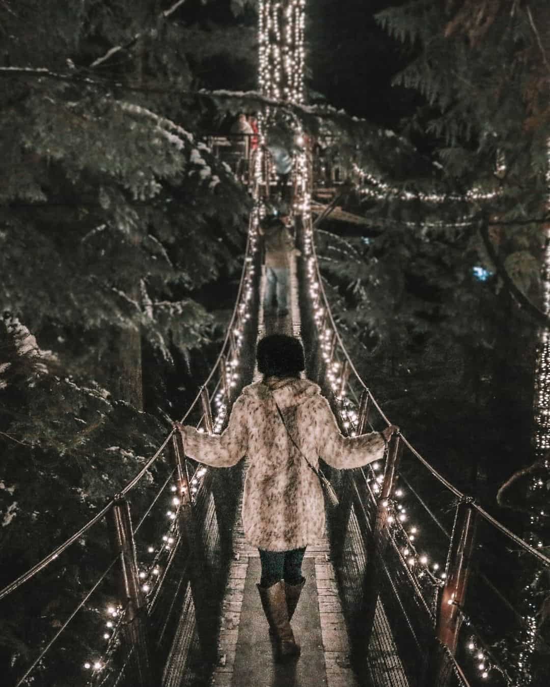 Capilano Suspension Bridge, one of the romantic date ideas for some fun together