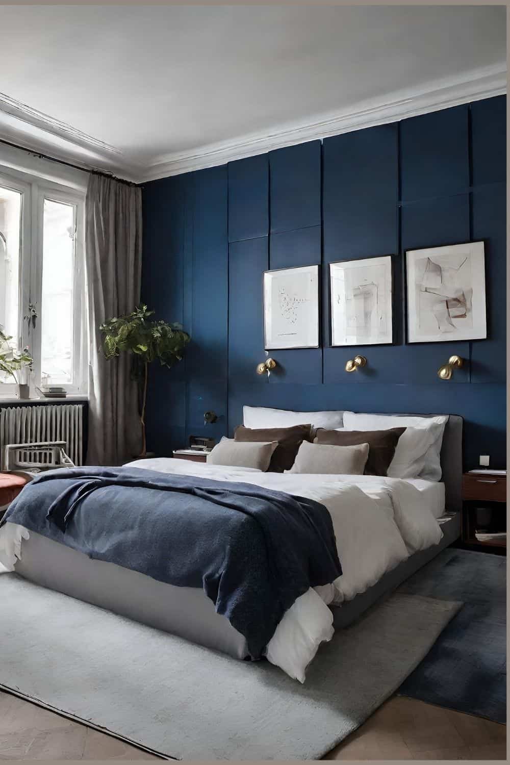 Warm Dark blue Panels