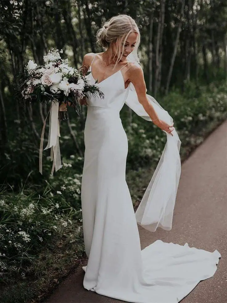 Minimalist Boho Wedding Dresses