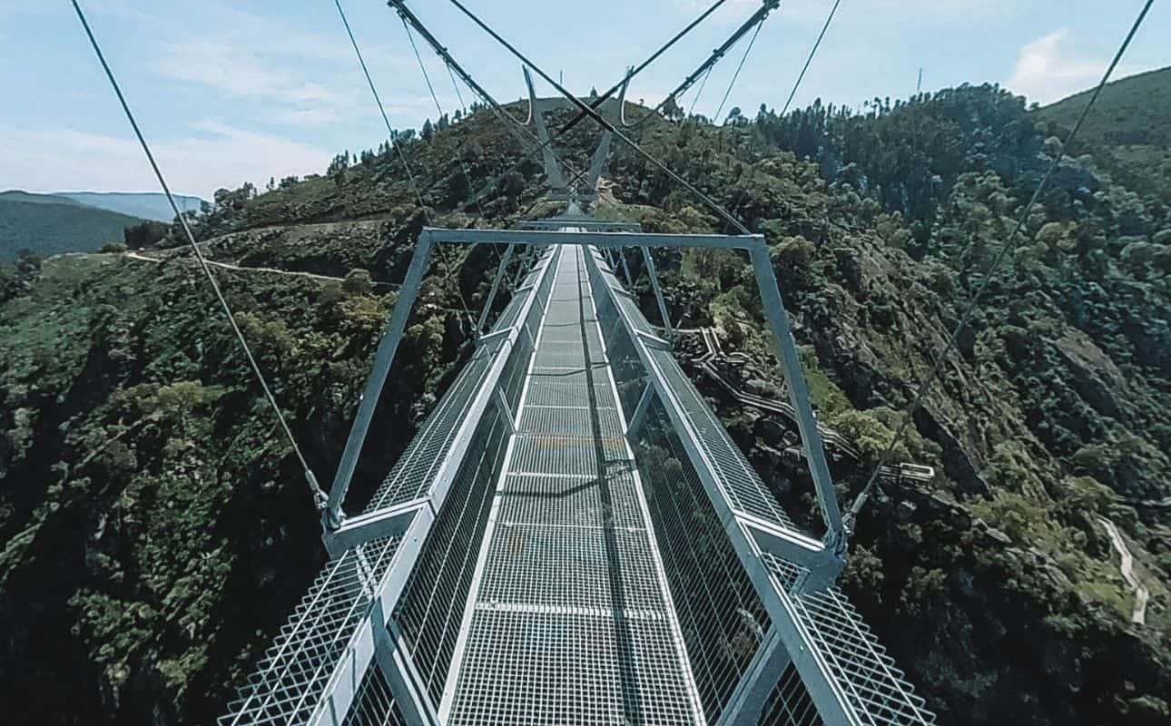 Arouca Suspension Bridge, one of the fun Portuguese landmarks