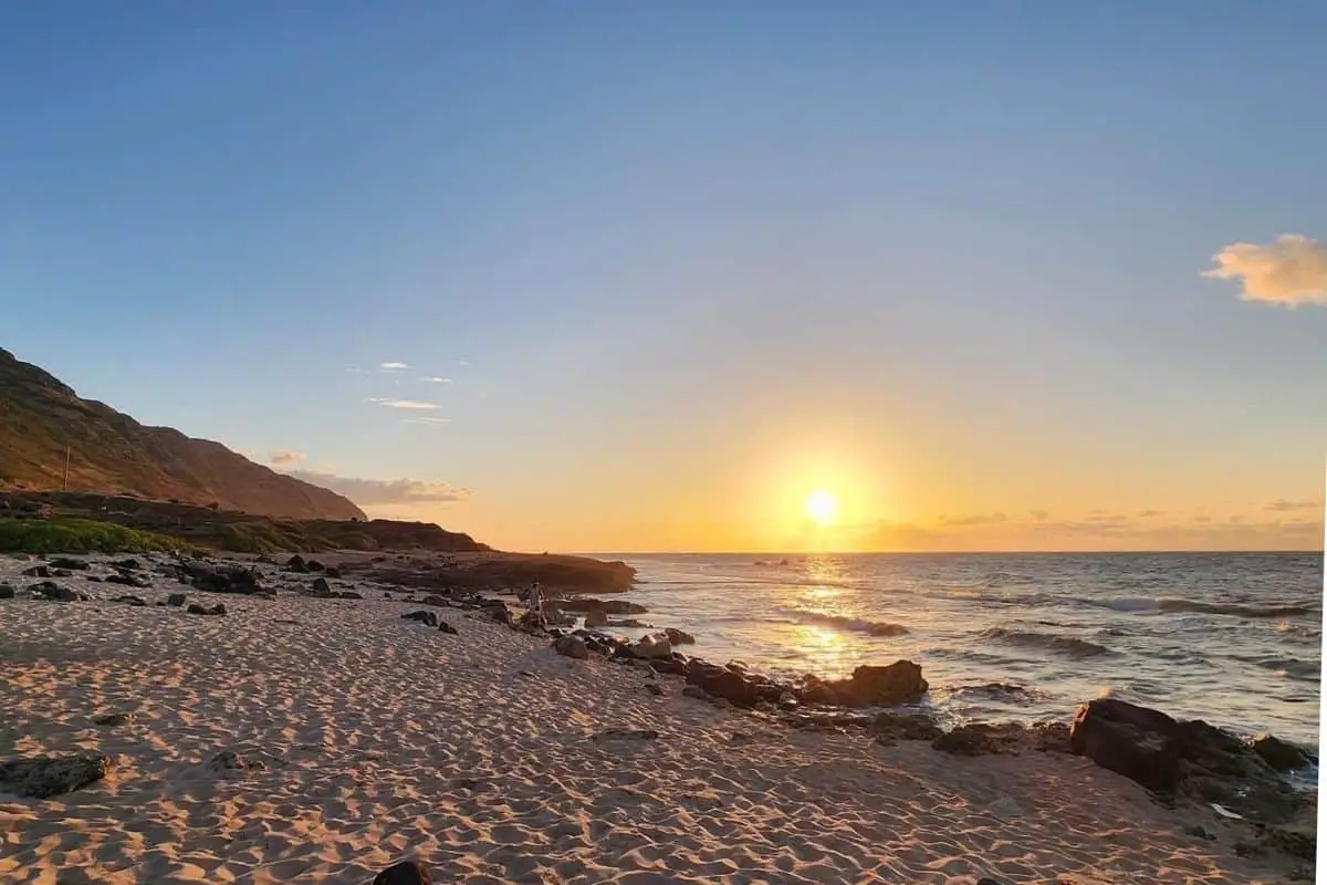 Kaena Point for another best sunset in Oahu