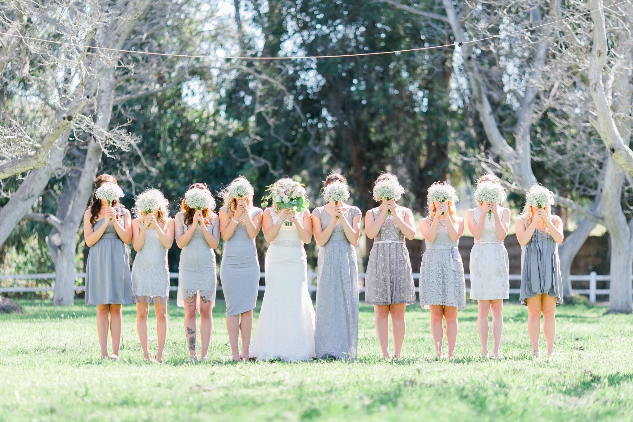 The Bride and Her Bridesmaids