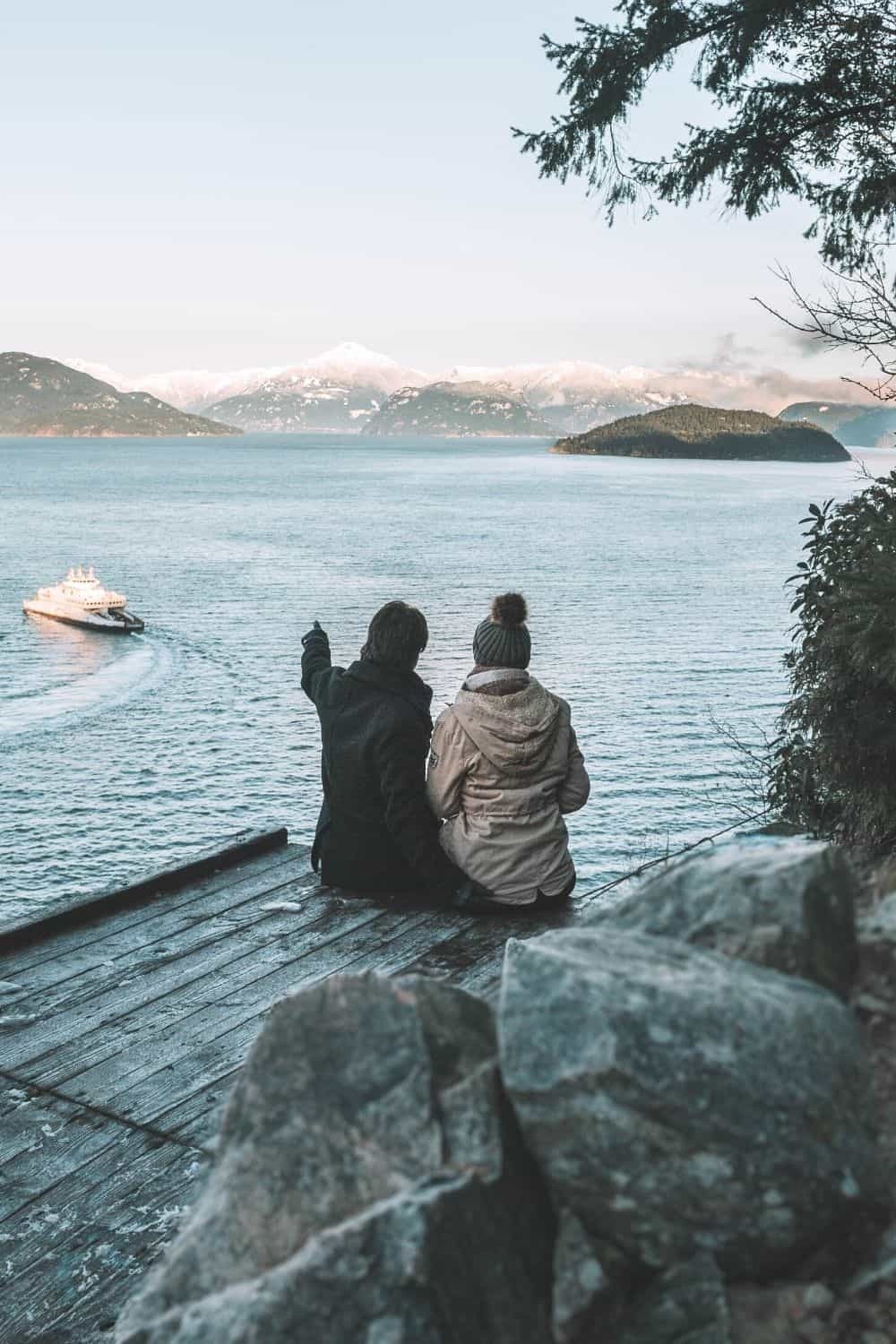 Horseshoe Bay Sunset Platform, one of the best sunset spots in Vancouver